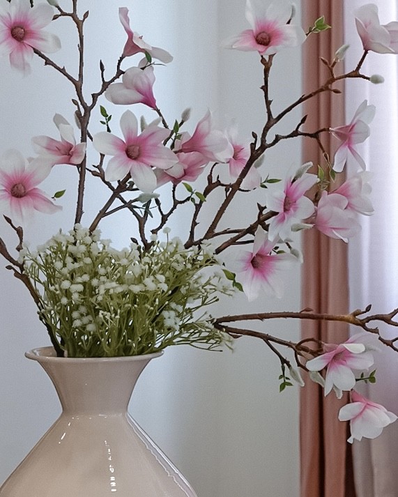 Set Fiori Di Campo Bianco In Plastica