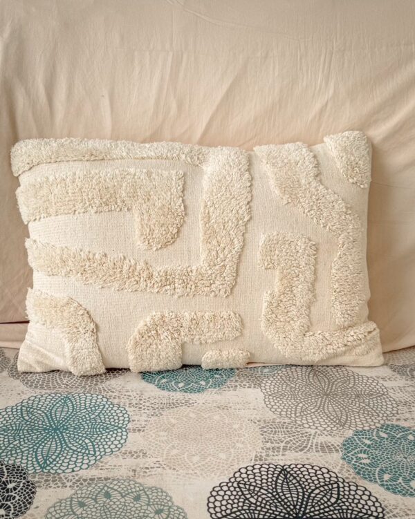Cuscino Arredo Eliot In Cotone Grezzo AD