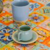 Set 6 Tazzine da Caffè Natural In Ceramica Mercury