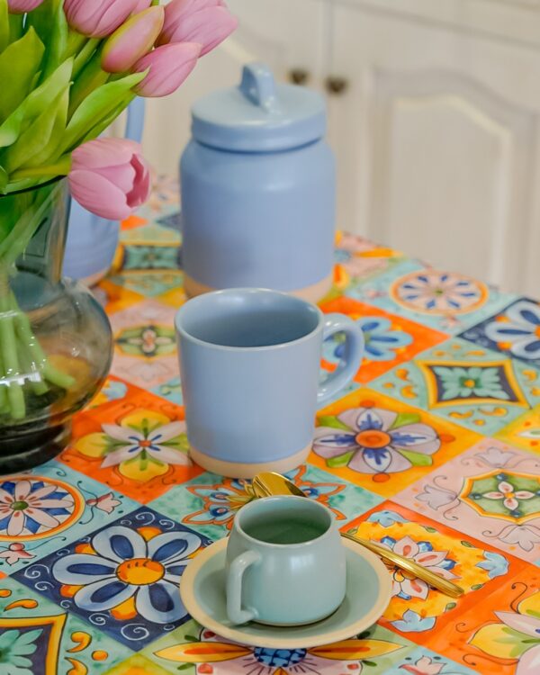 Set 6 Tazzine da Caffè Natural In Ceramica Mercury