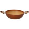 Tegame 2 Manici 24 Cm 28 Cm Alluminio Arancio Traditional Stone Tognana