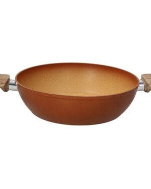 Tegame 2 Manici 24 Cm 28 Cm Alluminio Arancio Traditional Stone Tognana