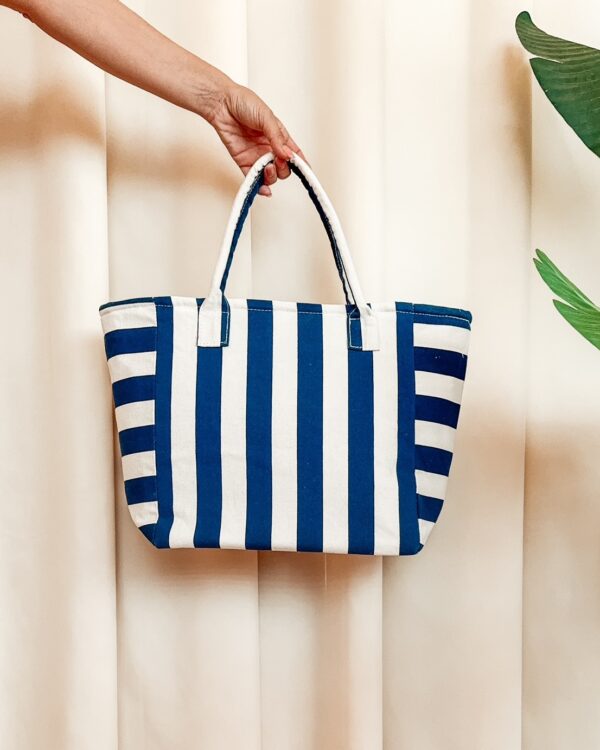 Borsa Frigo A Righe In Canvas 20 Litri-19771