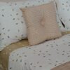 Cuscino Arredo A Quadretti Con Bottone