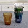 Set 6 Bicchieri da Acqua Colorati in Plastica Dura