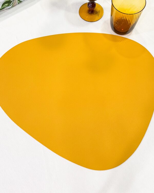 Tovaglietta in Similpelle 45x37 Cm Goffrata Double Face Goccia