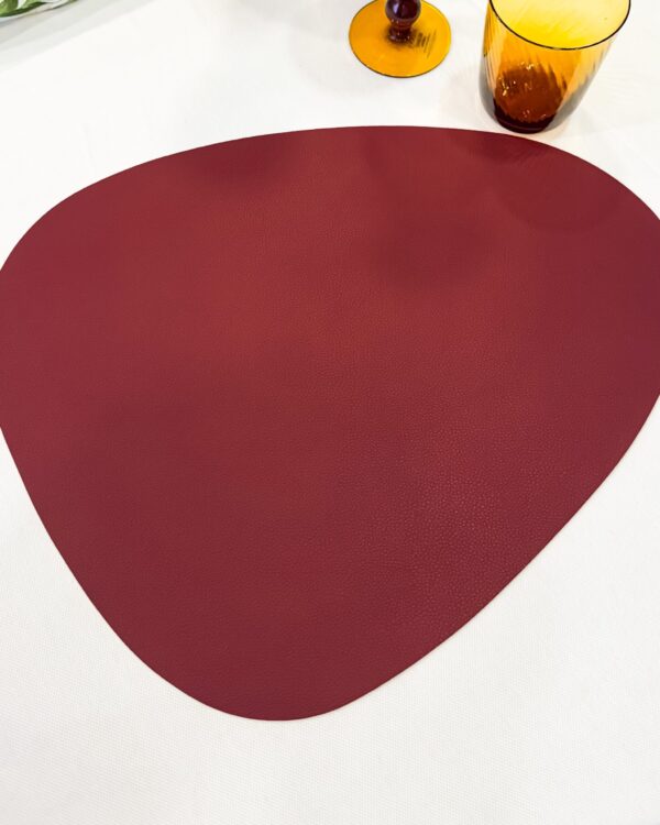 Tovaglietta in Similpelle 45x37 Cm Goffrata Double Face Goccia