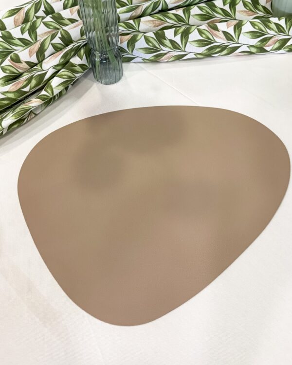Tovaglietta in Similpelle 45x37 Cm Goffrata Double Face Goccia