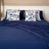 Completo Lenzuola Petra Stone Washed Biancaluna