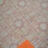 Tokyo Lace Tovagliato a Metraggio Effetto Merletto Con Doppio Fondo Arancio Larghezza 137 Cm