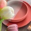 Servizio di Piatti Skandik Coral Pezzi 3 Tonalità di Rosa
