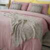 Coperta In Maglia Colore Naturale Preziosa Home