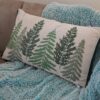 Cuscino Arredo Rettangolare Alberi in Velvet 35x60 Cm