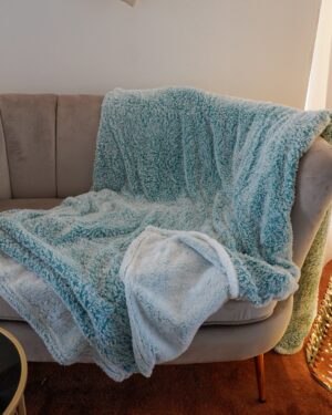 Plaid Nevada Sherpa Melange Extra Caldo Fancy Home