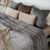 Trapunta Piumone Giorgia Velvet Con Interno in Pelliccia